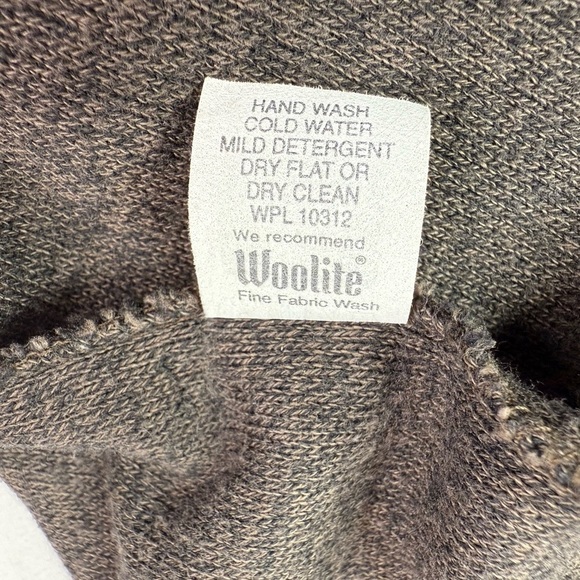 Joan Vass Dark Brown Cotton Knit Short Sleeve Top and Pants Set Size 12/14 - Picture 9 of 16